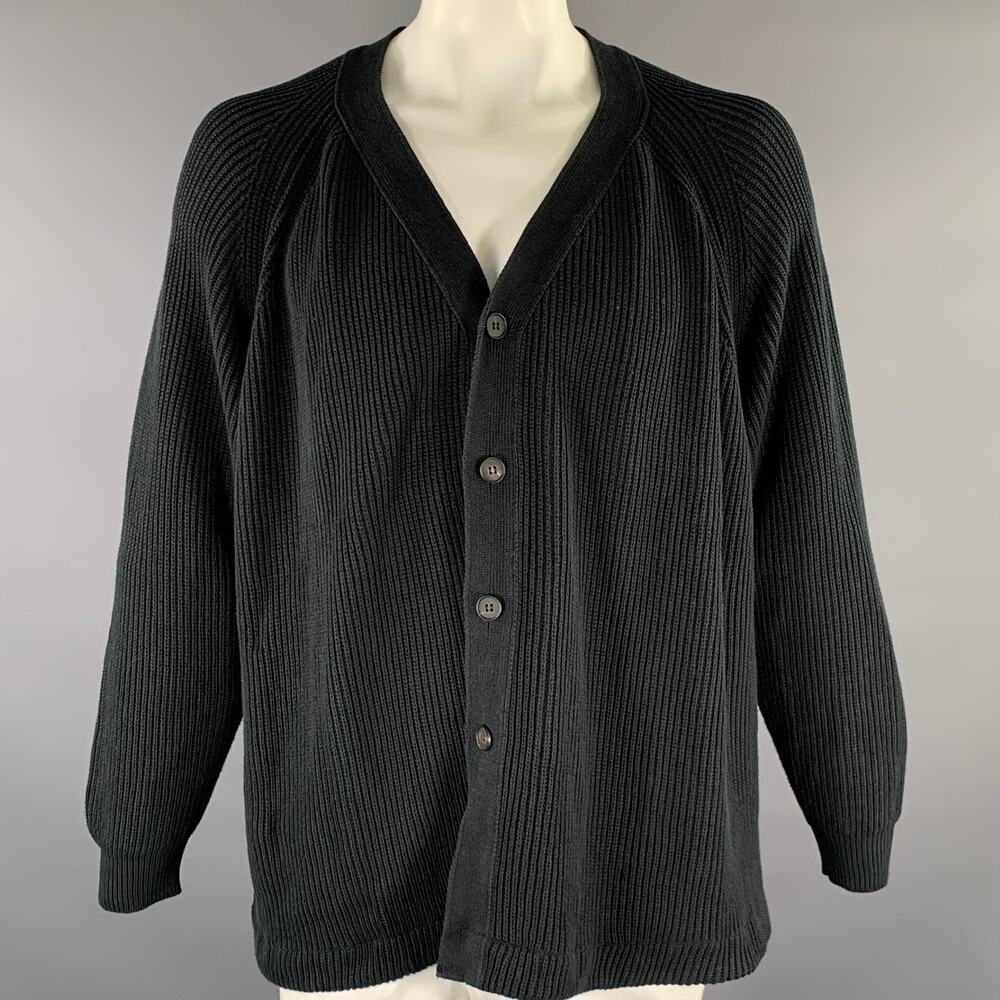 JENNI KAYNE Size M Black Knit Cardigan